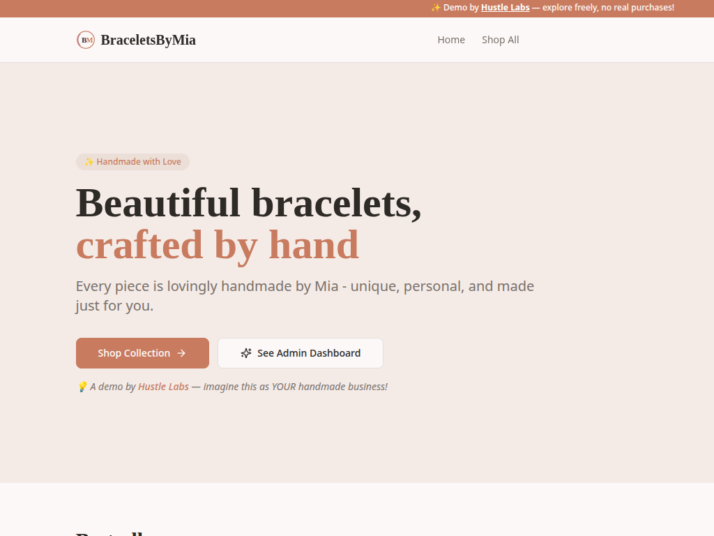BraceletsByMia: From Kitchen Table to Structured E-Commerce Operation