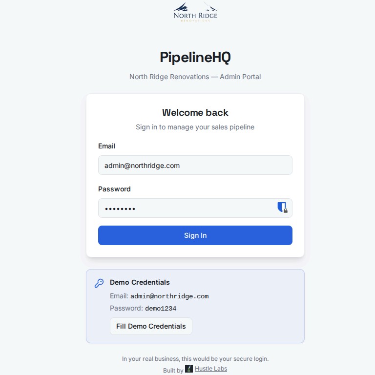 PipelineHQ Demo: Turning Leads Into Structured Revenue